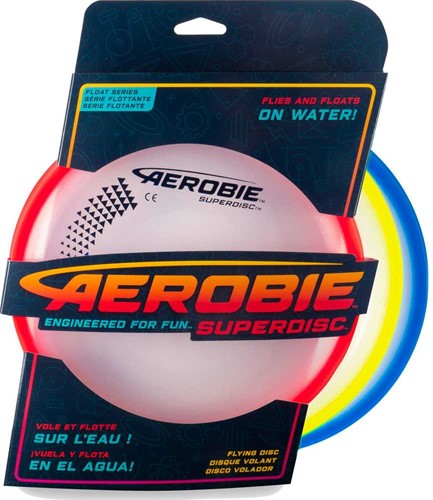 Aerobie Superdisc frisbee mod. lancio