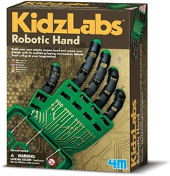 4M Kidzlabs mano robotica kit costruzione giocattolo tecnologia nero