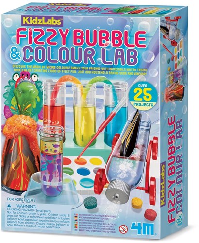 4M giocattolo educativo set laboratorio bolle frizzanti e colori