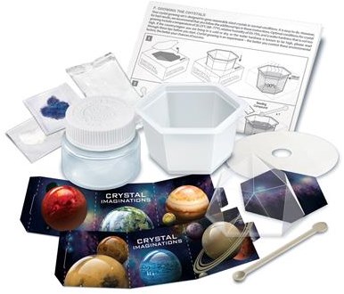 4M Science kit crescita cristallo spazio blu giocattolo educativo 9cm-2