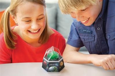 4M Science kit crescita cristallo spazio blu giocattolo educativo 9cm-3