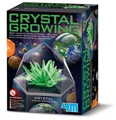 4M Science kit crescita cristalli spazio verde 9cm giocattolo educativo