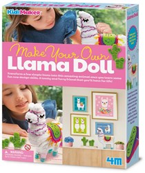 4M kit creativo per realizzare bambola lama - set hobby creativo bambini