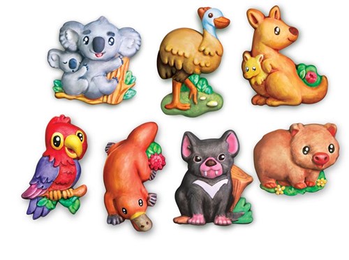 4M kit creativo colare e dipingere animali australiani giocattolo-2