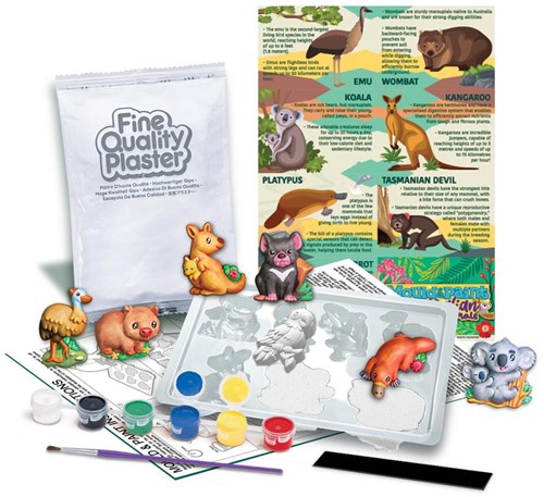 4M kit creativo colare e dipingere animali australiani giocattolo-3