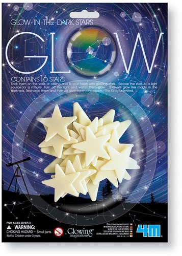 4M stelle che brillano al buio decorazione cameretta 16 pezzi