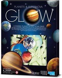 4M Glow in the Dark Pianeti - Set decorazione Supernova per cameretta
