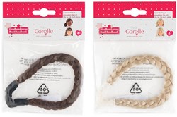 Corolle fascia per capelli bambola accessorio intrecciato 36cm treccia