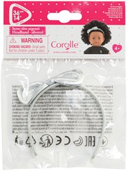 Corolle accessorio bambola cerchietto argento per Ma Corolle 36cm