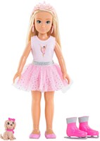 Bambola fashion ballerina Corolle Valentine con accessori e cane Tutu-2
