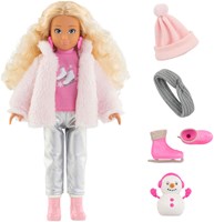 Bambola Corolle Valentine moda invernale - bambola fashion con accessori e outfit invernale-2