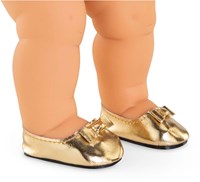 Corolle scarpe ballerine dorate per bambola - accessorio bambola 36cm-3