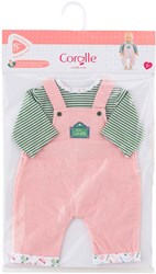 Corolle vestiti bambola bebè 42cm - T-shirt e salopette - outfit colorato