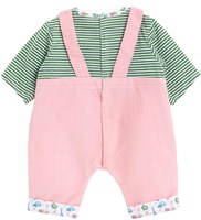 Corolle vestiti bambola bebè 42cm - T-shirt e salopette - outfit colorato-3