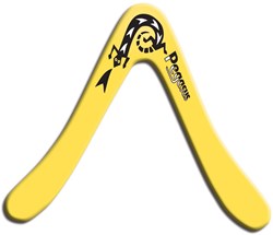 HOT Sports + Toys Boomerang Pegasus giallo 25 cm polipropilene