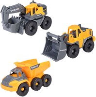 Dickie set veicoli da cantiere Volvo giocattolo - 3 pezzi - giochi di costruzione-2