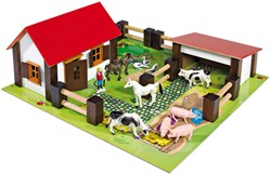Eichhorn fattoria in legno con animali e accessori