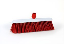 Luva scopa da strada plastica 30 cm rossa - scopa da esterno resistente per bambini
