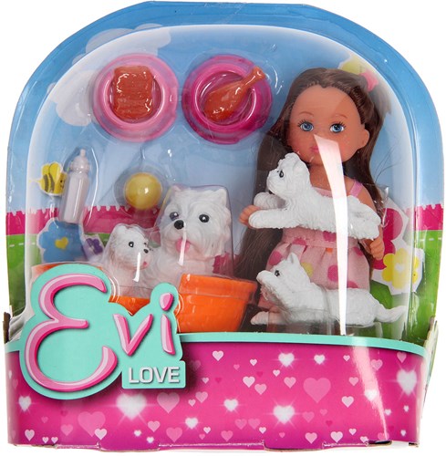 Planet Happy bambola Evi amici animali figura da gioco con accessori-2