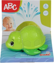 Giocattolo tartaruga da bagno ABC - spruzza acqua - senza BPA