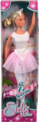 Bambola ballerina Steffi Love rosa con accessori e tiara