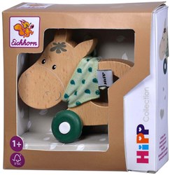 Eichhorn giocattolo in legno da spingere asino baby FSC motricità