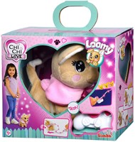Simba cane giocattolo Chi Chi Love Loomy con telecomando e guinzaglio luminoso