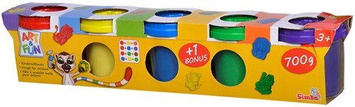 Simba pasta modellabile set - 5 colori argilla creativa bambini