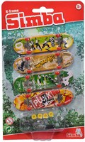 Simba finger skateboard set - giocattolo acrobatico per bambini
