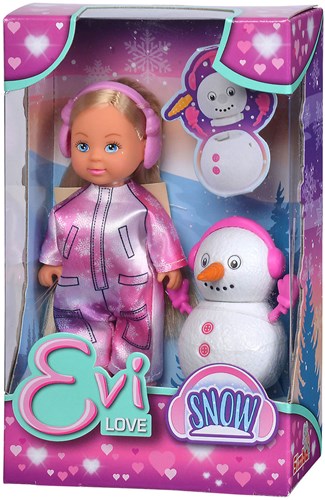 Evi Love mini bambola pupazzo di neve divertimento invernale bambola fashion-2