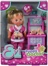 Bambola mini veterinario set gioco con accessori e cuccioli