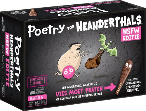 Exploding Kittens gioco di società Poetry for Neanderthals NSFW adulti