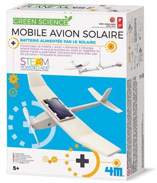 4M Green Science giocattolo - Mobile aereo solare educativo