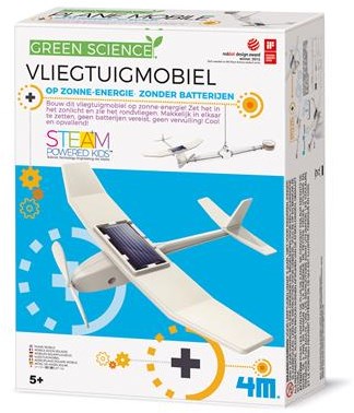 4M Green Science giocattolo - Mobile aereo solare educativo-3
