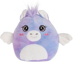 Peluches forma sfera pegasus 40cm giocattolo morbido multicolore