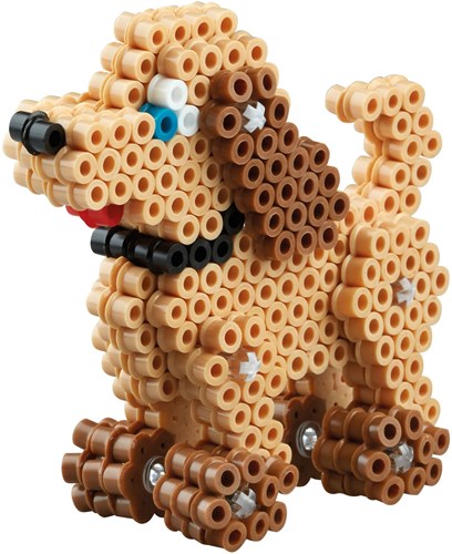 Hama set perline da stirare 3D gatto e cane - 2500 perline giocattolo creativo-2