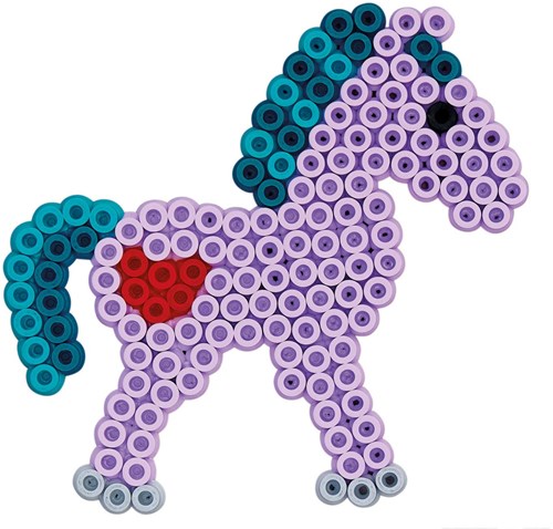Hama set perline da stirare rosa 3000 pezzi giocattolo creativo-2
