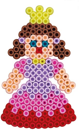 Hama set perline da stirare rosa 3000 pezzi giocattolo creativo-3