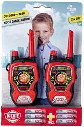 Dickie walkie talkie set giocattolo per bambini con portata di 100 metri