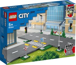 LEGO City set da costruzione piastre stradali con semafori - 60304