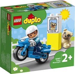 LEGO DUPLO Moto della Polizia - Set di Costruzione per Bambini 10967