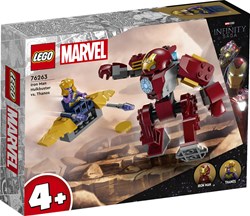 LEGO Marvel Iron Man Hulkbuster action figure vs Thanos set costruzioni