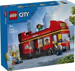 LEGO City autobus rosso a due piani set di costruzione - 60407 giocattolo