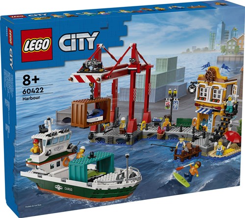 LEGO City 60422 Haven met Vrachtschip