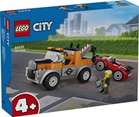 LEGO City 60435 Sleepwagen en Sportautoreparatie