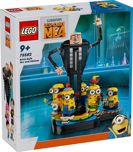 LEGO Despicable Me 75582 Bouwbare Gru en Minions