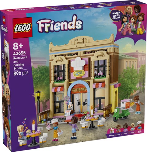 LEGO Friends 42655 Restaurant en Kookschool