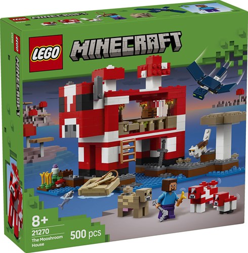 LEGO Minecraft 21270 Het Mooshroom Huis