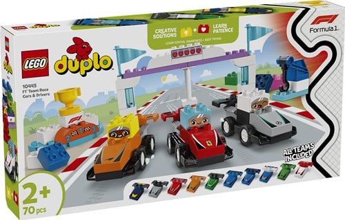 LEGO DUPLO Town 10445 F1 Team Racewagens en Coureurs