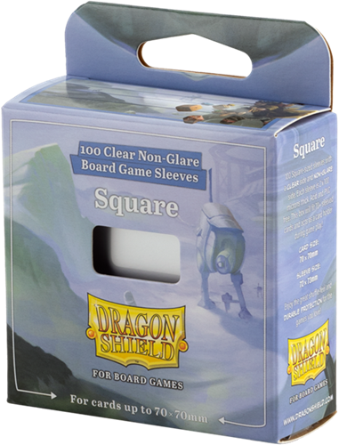 Asmodee bustine protettive per giochi da tavolo - Dragon Shield 70x70mm - 100 pezzi-2